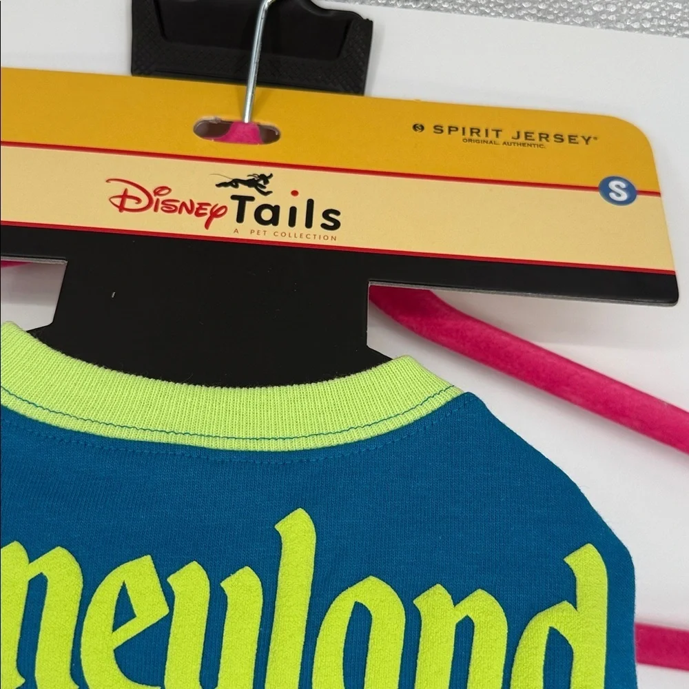 Disney Tails Disneyland Resort Spirit Jersey Dog Shirt Size S NWT